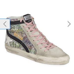 Golden goose sequin slide